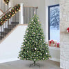 Vidaxl kunstmatige inklapbare kerstboom groen 240 cm pvc en metaal