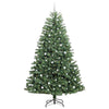 Vidaxl kunstmatige inklapbare kerstboom groen 240 cm pvc en metaal