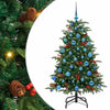 Vidaxl kunstkerstboom groen 150 cm pvc en metaal en plastic