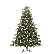 Vidaxl kunstkerstboom groen 180 cm pvc en metaal en plastic - afbeelding 3