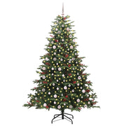 Vidaxl kunstkerstboom groen 240 cm pvc en metaal en plastic - afbeelding 3
