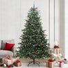 Vidaxl kunstkerstboom groen 240 cm pvc en metaal en plastic