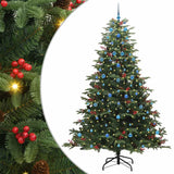 Vidaxl kunstkerstboom groen 240 cm pvc en metaal en plastic - afbeelding 2