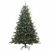 Vidaxl kunstkerstboom groen 240 cm pvc en metaal en plastic