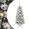 Vidaxl kunstmatige inklapbare kerstboom groen en wit 120 cm