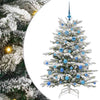 Vidaxl kunstmatige inklapbare kerstboom wit 150 cm pe en pvc