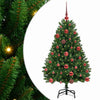 Vidaxl kunstkerstboom met 150 led groen 120 cm pvc en metaal