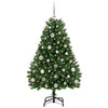 Vidaxl kunstkerstboom met 150 led groen 120 cm pvc en metaal