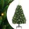 Vidaxl kunstkerstboom met 150 led groen 120 cm pvc en metaal
