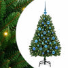 Vidaxl kunstkerstboom met 150 led groen 120 cm pvc en metaal