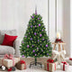 Vidaxl kunstkerstboom 150 cm 150 led's warmwit pvc en staal groen