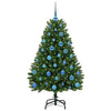 Vidaxl kunstkerstboom met 150 led groen 150 cm pvc en metaal