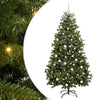 Vidaxl kunstkerstboom met 300 led groen 180 cm pvc en metaal