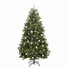 Vidaxl kunstkerstboom met 300 led groen 180 cm pvc en metaal