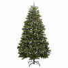 Vidaxl kunstkerstboom met 300 led groen 270 cm pvc en metaal