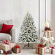 Vidaxl kunstkerstboom 120 cm 150 led's warmwit pvc en staal