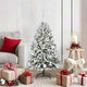 Vidaxl kunstkerstboom 120 cm 150 led's warmwit pvc en staal