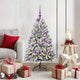 Vidaxl kunstkerstboom 120 cm 150 led's warmwit pvc en staal