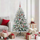 Vidaxl kunstkerstboom 150 cm 150 led's warmwit pvc en staal
