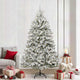Vidaxl kunstkerstboom 240 cm 300 led's warmwit pvc en staal