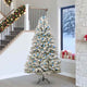 Vidaxl kunstkerstboom 240 cm 300 led's warmwit pvc en staal