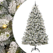 Vidaxl kunstkerstboom 270 cm 300 led's warmwit pvc en staal - afbeelding 2