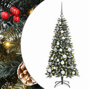 Vidaxl kunstkerstboom met 150 led groen 120 cm pvc en plastic en staal - afbeelding 2