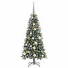 Vidaxl kunstkerstboom met 150 led groen 120 cm pvc en plastic en staal
