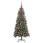 Vidaxl kunstkerstboom groen 120 cm pvc en plastic en staal - afbeelding 3