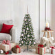 Vidaxl kunstkerstboom groen 120 cm pvc en plastic en staal