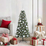 Vidaxl kunstkerstboom groen 120 cm pvc en plastic en staal - afbeelding 1