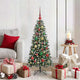 Vidaxl kunstkerstboom groen 120 cm pvc en plastic en staal
