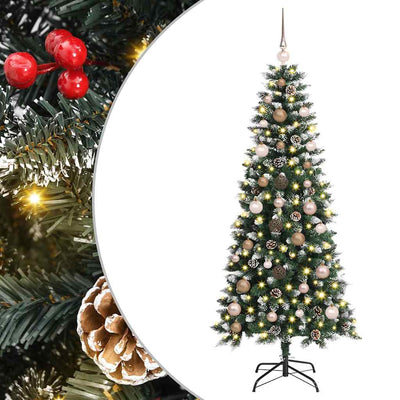 Vidaxl kunstkerstboom groen 150 cm pvc en plastic en staal