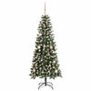 Vidaxl kunstkerstboom met 150 led groen 150 cm pvc en plastic en staal