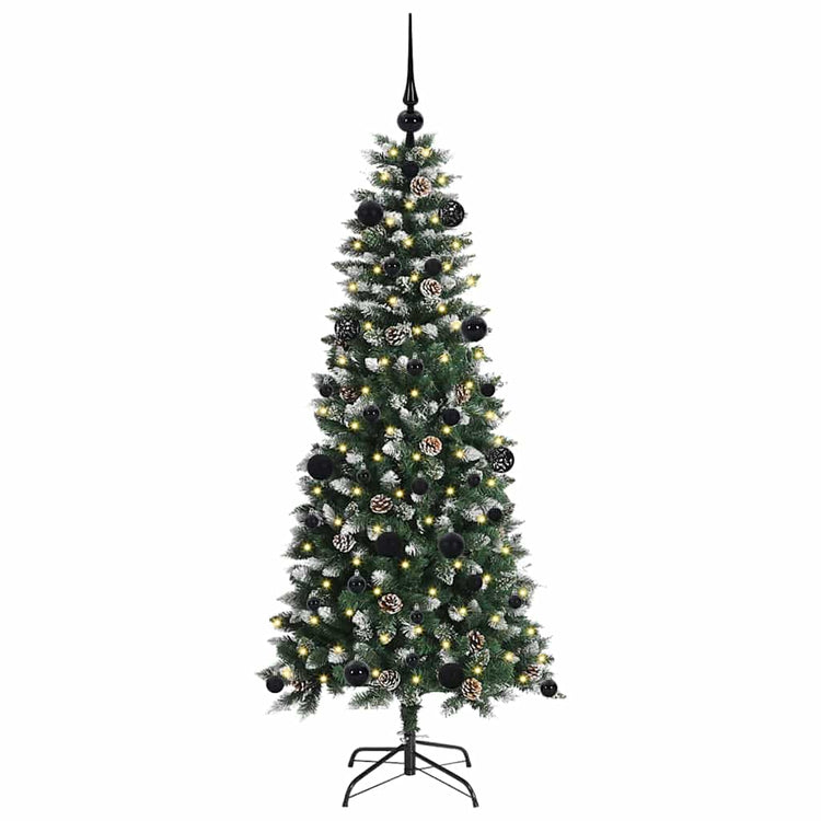 Vidaxl kunstkerstboom groen 150 cm pvc en plastic en staal