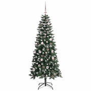 Vidaxl kunstkerstboom groen 150 cm pvc en plastic en staal - afbeelding 3