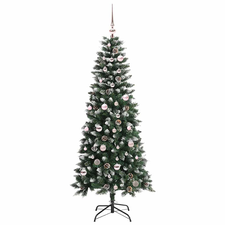 Vidaxl kunstkerstboom groen 150 cm pvc en plastic en staal