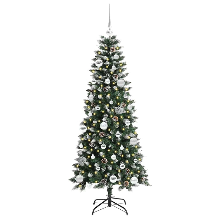 Vidaxl kunstkerstboom groen 150 cm pvc en plastic en staal