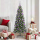 Vidaxl kunstkerstboom groen 150 cm pvc en plastic en staal