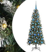 Vidaxl kunstkerstboom groen 150 cm pvc en plastic en staal - afbeelding 2