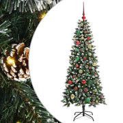 Vidaxl kunstkerstboom groen 150 cm pvc en plastic en staal - afbeelding 2