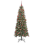 Vidaxl kunstkerstboom groen 180 cm pvc en plastic en staal - afbeelding 3