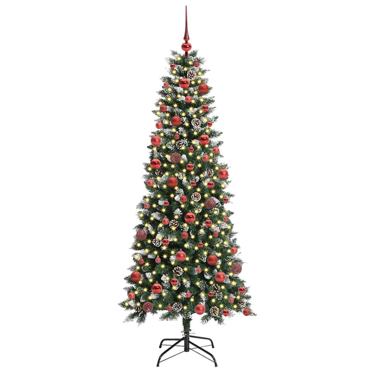 Vidaxl kunstkerstboom groen 180 cm pvc en plastic en staal
