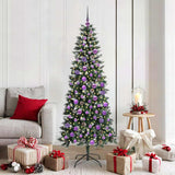 Vidaxl kunstkerstboom groen 180 cm pvc en plastic en staal - afbeelding 1
