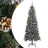 Vidaxl kunstkerstboom groen 180 cm pvc en plastic en staal - afbeelding 2
