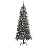 Vidaxl kunstkerstboom groen 180 cm pvc en plastic en staal - afbeelding 3