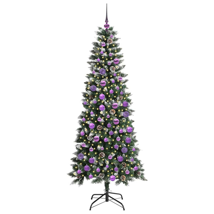 Vidaxl kunstkerstboom groen 180 cm pvc en plastic en staal