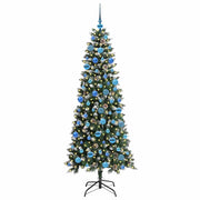 Vidaxl kunstkerstboom groen 180 cm pvc en plastic en staal - afbeelding 3