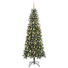 Vidaxl kunstkerstboom met 300 led groen 210 cm pvc en plastic en staal