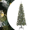 Vidaxl kunstkerstboom met 300 led groen 210 cm pvc en plastic en staal